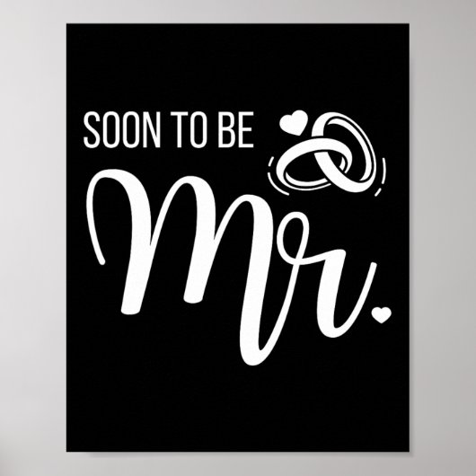 Bald wird er Frau Verheiratet Bride und Gro sein Poster (Vorne)