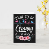 Bald wird Granny 2025 erste Schwangerschaft Announ Karte (Gelbe Blume)