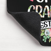 Bald wird große Grammie Est 2025 Blumenmutter's Mousepad (Ecke)