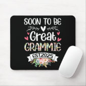 Bald wird große Grammie Est 2025 Blumenmutter's Mousepad (Mit Mouse)
