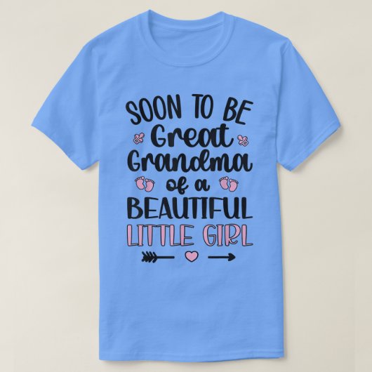Bald wird Großmutter 2021 Gender Reveal T-Shirt (Design vorne)
