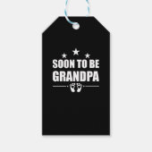 Bald wird Großvater Schwangerschaft Ankündigung Geschenkanhänger (Vorderseite)