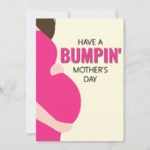 Bald wird Mama Bumping Schwangerschaft Muttertag (Vorderseite)