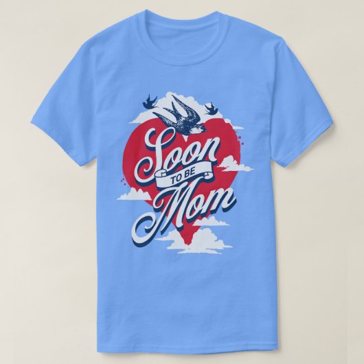 Bald wird Mama T-Shirt (Design vorne)