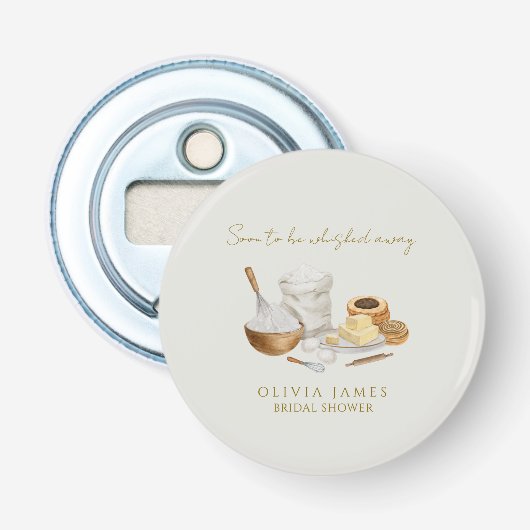 Bald wird man Brautparty wegflüstern Flaschenöffner (Vorderseite)