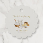 Bald wird man Brautparty wegflüstern Geschenkanhänger (Rückseite)