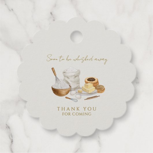 Bald wird man Brautparty wegflüstern Geschenkanhänger (Rückseite)