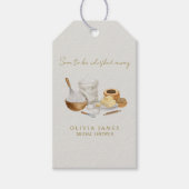 Bald wird man Brautparty wegflüstern Geschenkanhänger (Vorderseite)