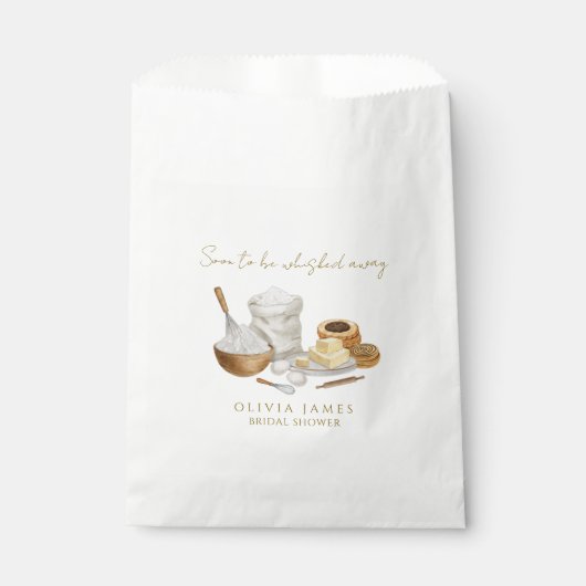 Bald wird man Brautparty wegflüstern Geschenktütchen (Vorderseite)