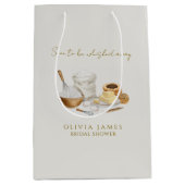 Bald wird man Brautparty wegflüstern Mittlere Geschenktüte (Vorderseite)