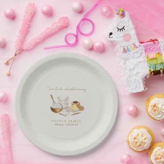 Bald wird man Brautparty wegflüstern Pappteller (Party)