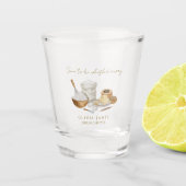 Bald wird man Brautparty wegflüstern Schnapsglas (Vorderseite)