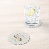 Bald wird man Brautparty wegflüstern Untersetzer (Vor Ort)