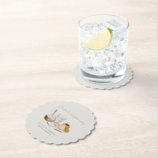 Bald wird man Brautparty wegflüstern Untersetzer (Vor Ort)