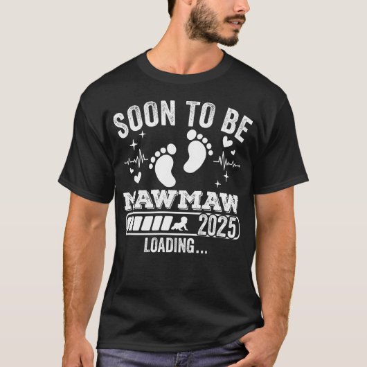 Bald wird Mawmaw 2025 Loading Men T-Shirt (Vorderseite)