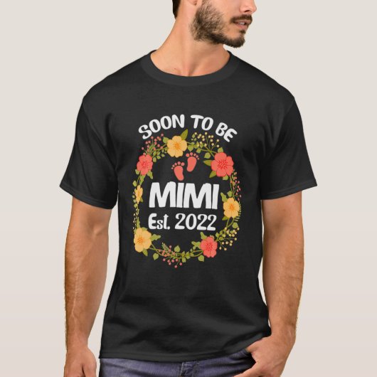 Bald wird Mimi Gender Reveal T-Shirt (Vorderseite)