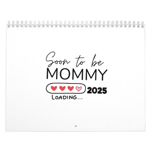 Bald wird Mommy 2025 Valentinstag Schwangerschaft Kalender (Titelbild)