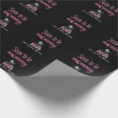 Bald wird Mommy Loading 2025 Spaß Geschenkpapier (Ecke)