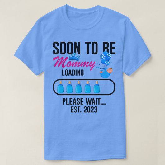 Bald wird MOMY 2023 T-Shirt für MOMY EST 20 (Design vorne)