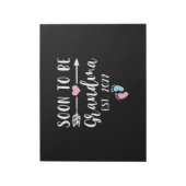 Bald wird Oma 2022 für neue Oma Notizblock (Rotiert)