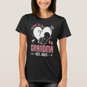 Bald wird Oma 2023, Baby Reveal, Mama schwanger T-Shirt