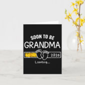 Bald wird Oma 2026 Ankündigung der Schwangerschaft (Gelbe Blume)