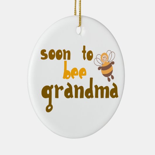 Bald wird Oma Keramik Ornament (Rechts)