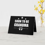 Bald wird Oma Pregnancy Ankündigung Offenlegung (Gelbe Blume)