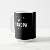 Bald wird Opa 2024 an Großvater befördert Kaffeetasse (Vorderseite Links)