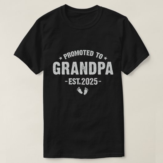 Bald wird Opa 2025 Ladung für Großunternehmen T-Shirt (Design vorne)