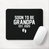 Bald wird Opa Anfang 2025 erste Großvater Mousepad (Mit Mouse)