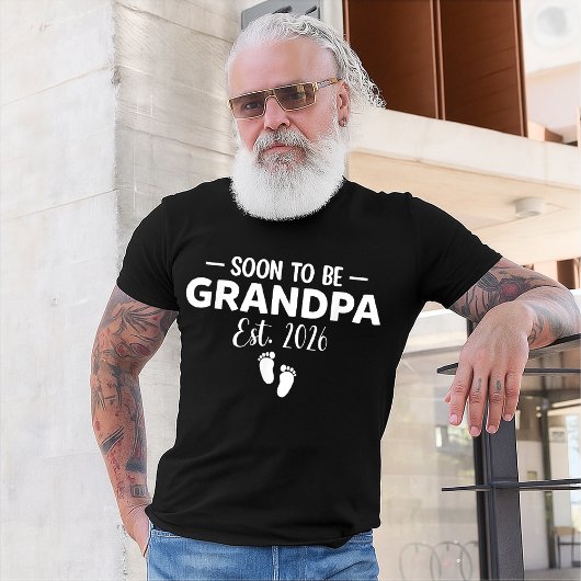 Bald wird Opa Est 2026 Schwangerschaftsankündigung T-Shirt