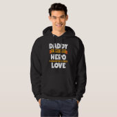 Bald wird Papa schönes Grafikdesign sein Hoodie (Vorne ganz)