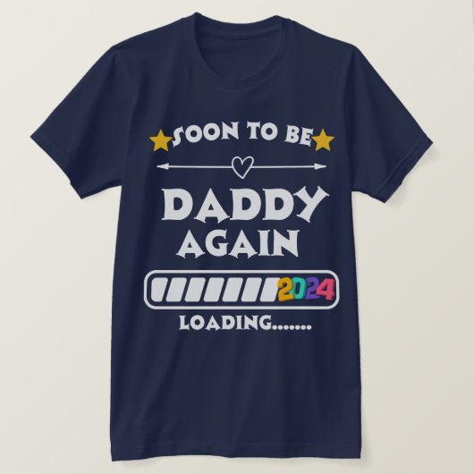 Bald wird Papi 2024 sein T-Shirt (Design vorne)