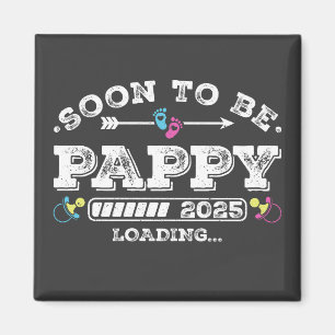 Bald wird Pappy 2025 Loading Square Magnet