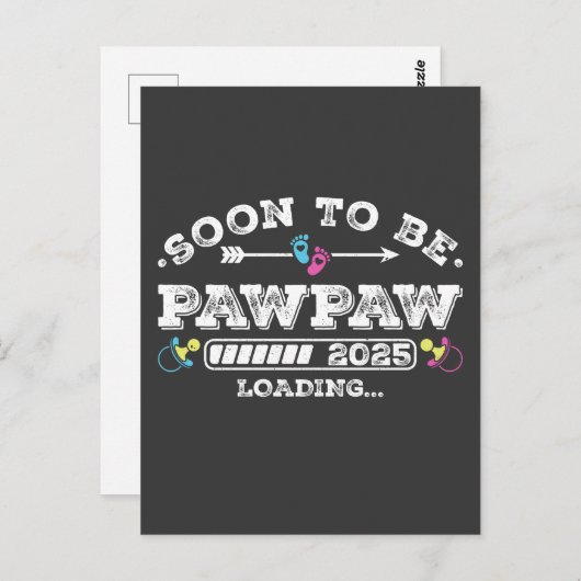 Bald wird Pawpaw 2025 geladen Postkarte (Vorne/Hinten)