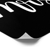 Bald wird seine Frau Bride & Groom Matching Co Poster (Ecke)