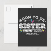 Bald wird Sister 2025 Ladung Postkarte (Vorne/Hinten)