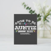 Bald wird Tante 2025 beladen Postkarte (Stehend Vorderseite)