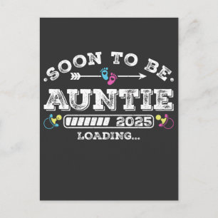 Bald wird Tante 2025 beladen Postkarte