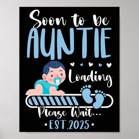 Bald wird Tante 2025 Laden Niedlichen Ba Poster (Vorne)