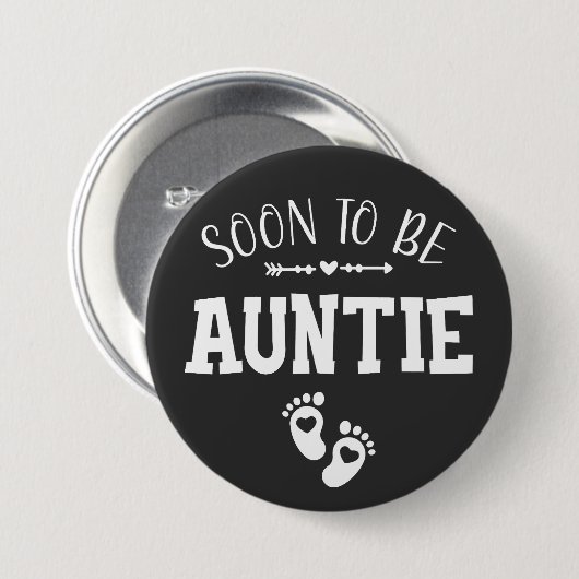 Bald wird Tante für Tantenturniere gefördert Button (Vorne & Hinten)