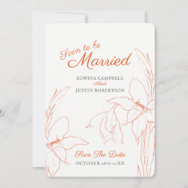 Bald wird verheiratet botanica gladiolus orange einladung