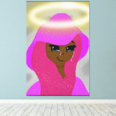 Bald wirst du da sein leinwanddruck (Insitu (Holzboden))