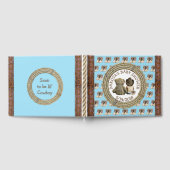 Bald zu b Lil "Cowboy Baby Shower Guestbook Gästebuch (Voll)