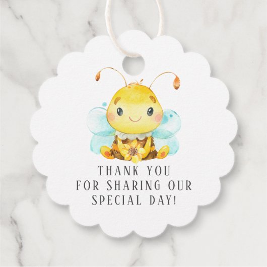 Bald zu Bekleidungsfamilie von 3 Baby Shower Fevor Geschenkanhänger (Rückseite)