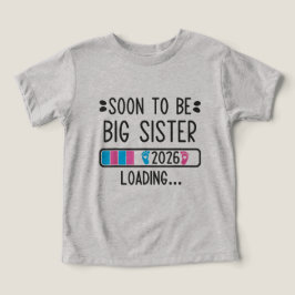 Bald zu Big Sister 2026 neues Baby Anreise Apparel
