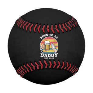 Bald zu Daddy 2025 erste Daddy 2025 Retro Baseball