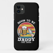 Bald zu Daddy 2025 erste Daddy 2025 Retro Case-Mate iPhone Hülle (Rückseite)