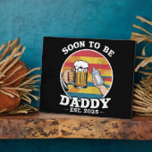 Bald zu Daddy 2025 erste Daddy 2025 Retro Fotoplatte (Seite)